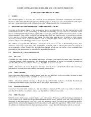 CXS 087e CODEX STANDARD FOR CHOCOLATE AND .